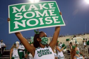 North Texas Mean Green cheerleader Texas