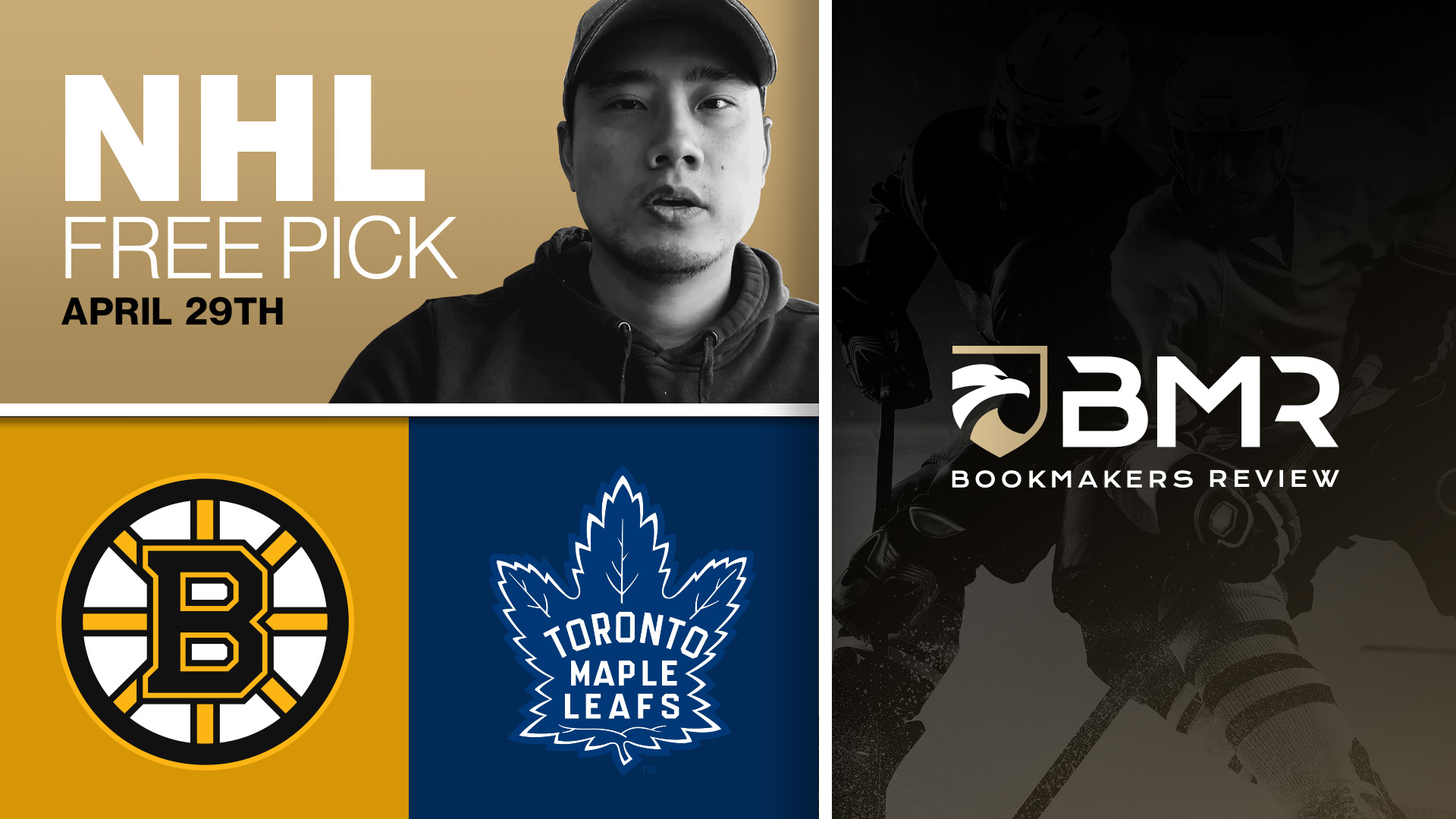 Bruins vs. Maple Leafs | Free NHL Pick by Analytics Capper - Apr. 29th