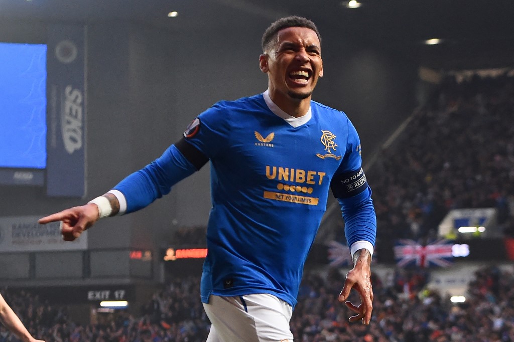 Rangers James Tavernier soccer Europa League