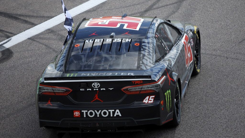 Kurt-Busch-drives-checkered-flag-winning-NASCAR-Cup-Series--aspect-ratio-16-9
