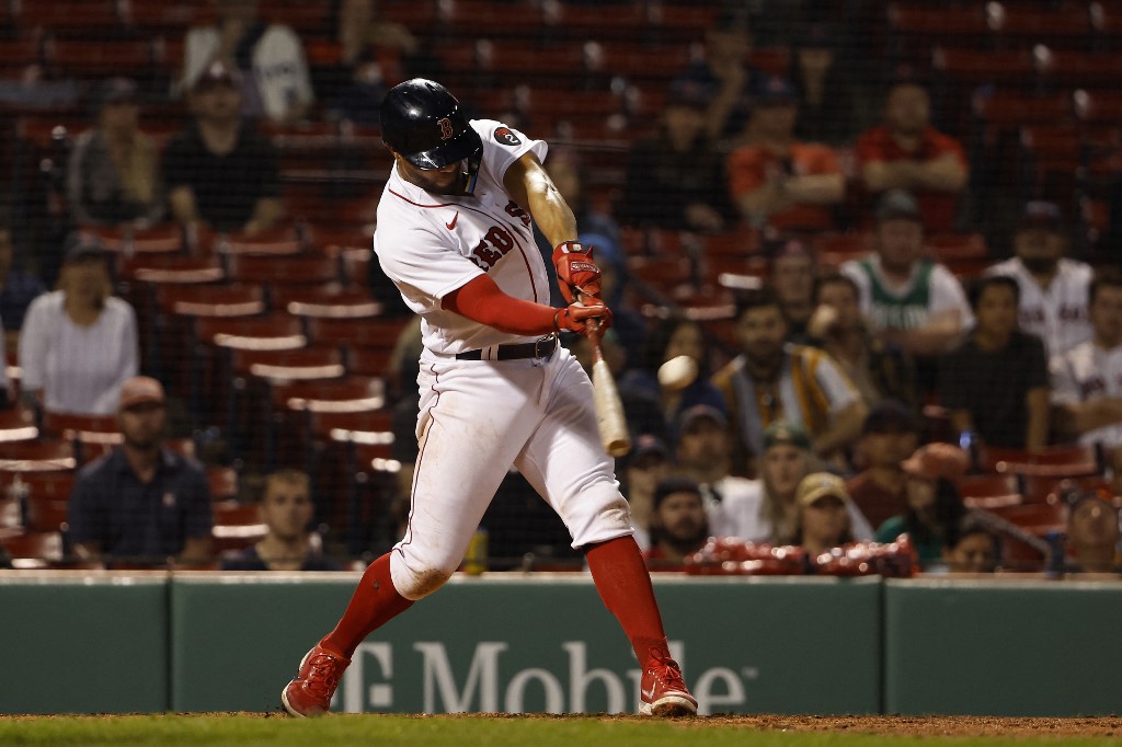 Xander Bogaerts Boston Red Sox against Houston Astros baseball
