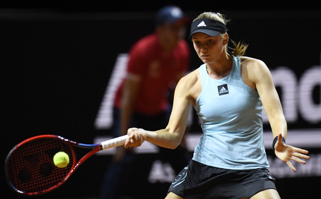 Elena Rybakina during the Women's Tennis Grand Prix Tournament