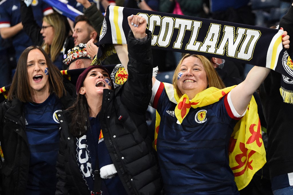 Scotland soccer fans World Cup Qualifier