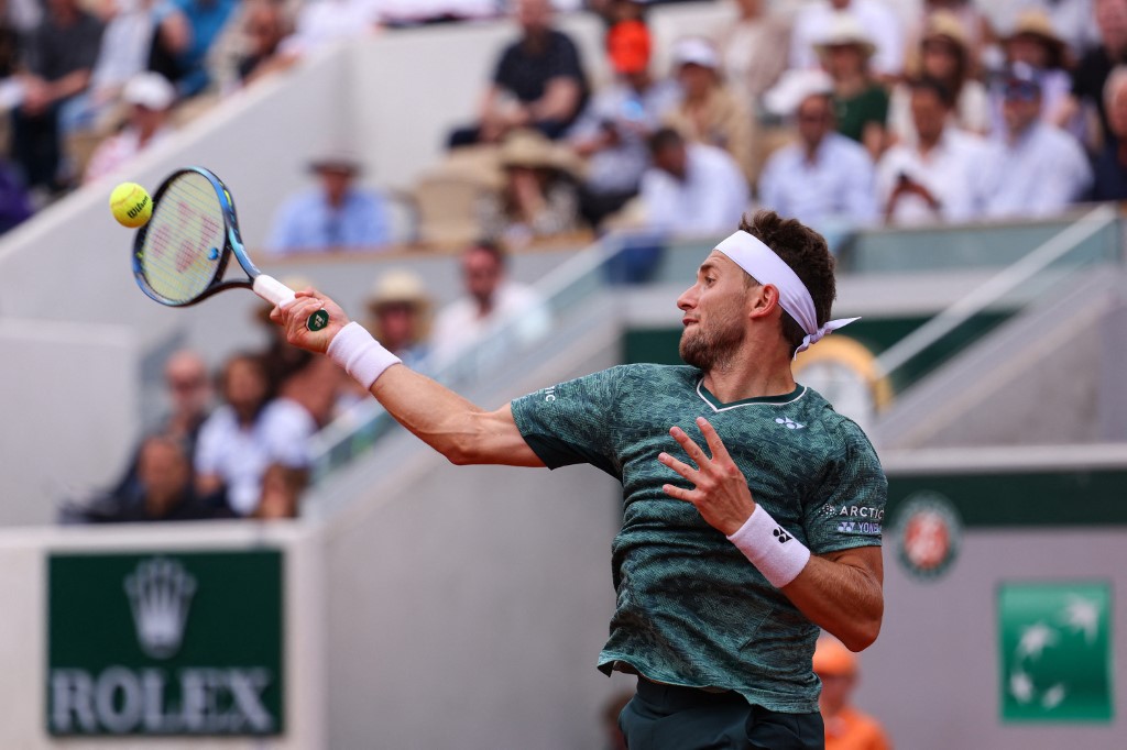Casper Ruud Roland-Garros Open tennis tournament