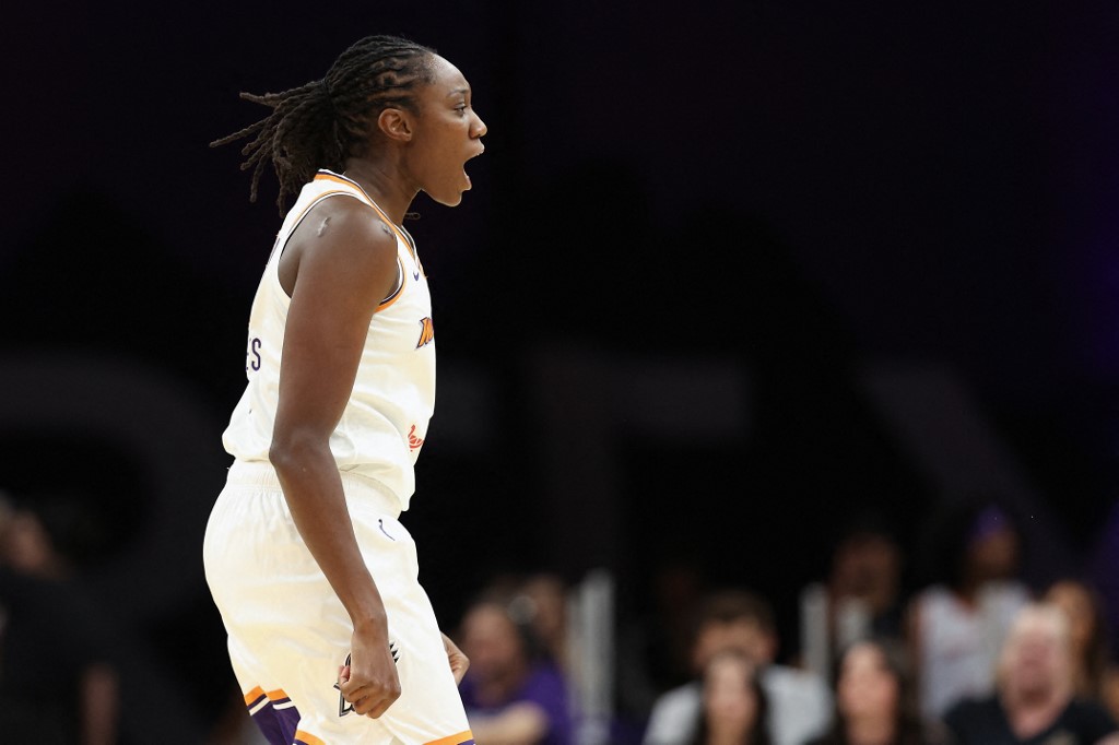 Phoenix Mercury Tina Charles WNBA game vs. Seattle Stormduring.