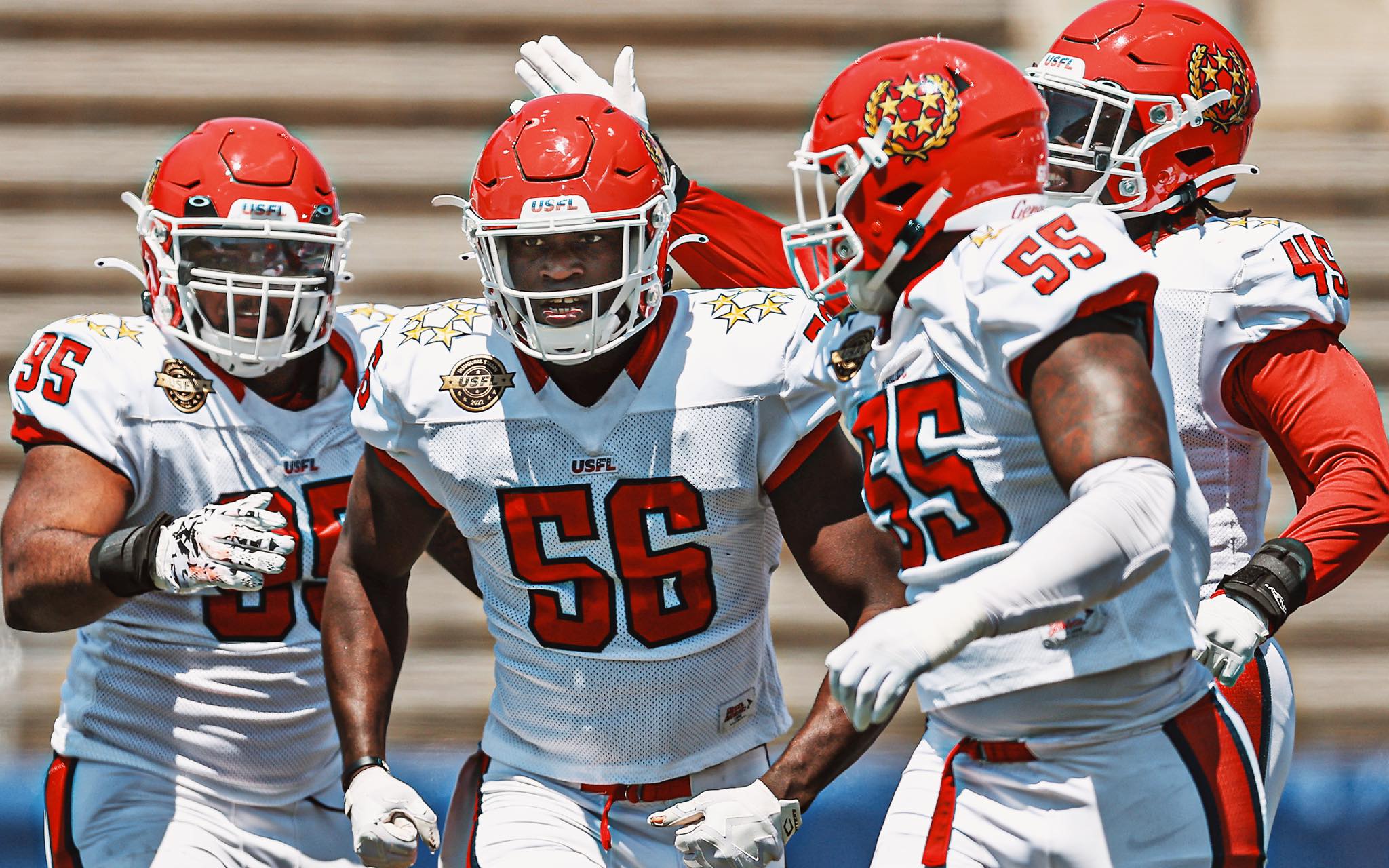 New Jersey Generals USFL game football