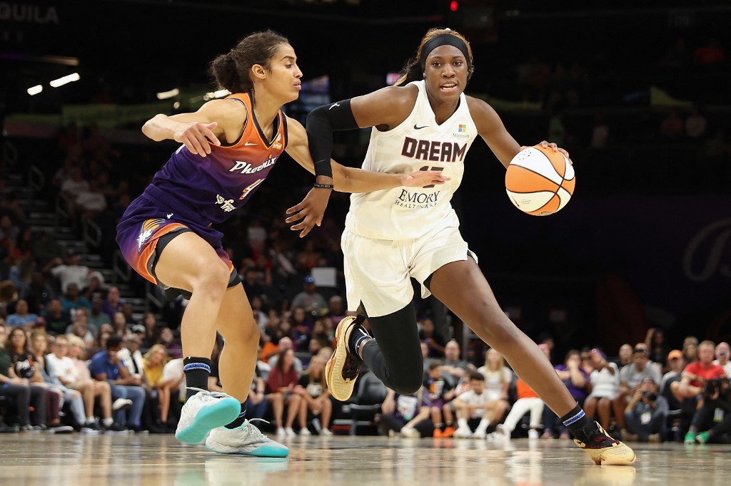 Rhyne Howard Atlanta Dream Skylar Diggins-Smith Phoenix Mercury WNBA.