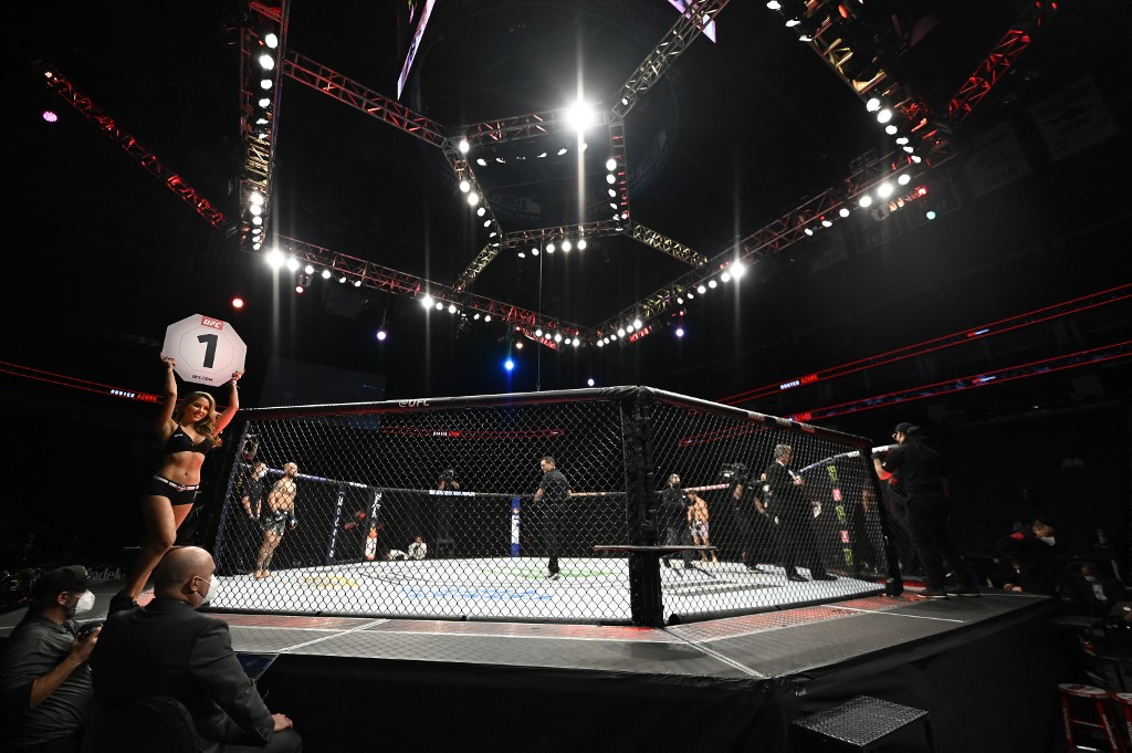 UFC octagon general view