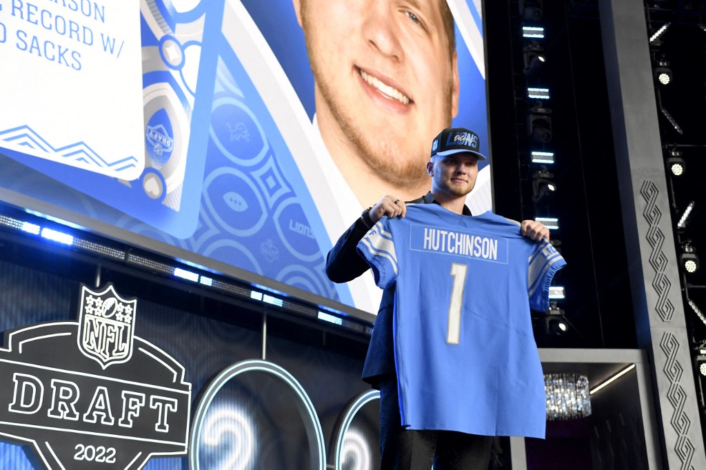 Aidan Hutchinson Detroit Lions 2022 NFL Draft