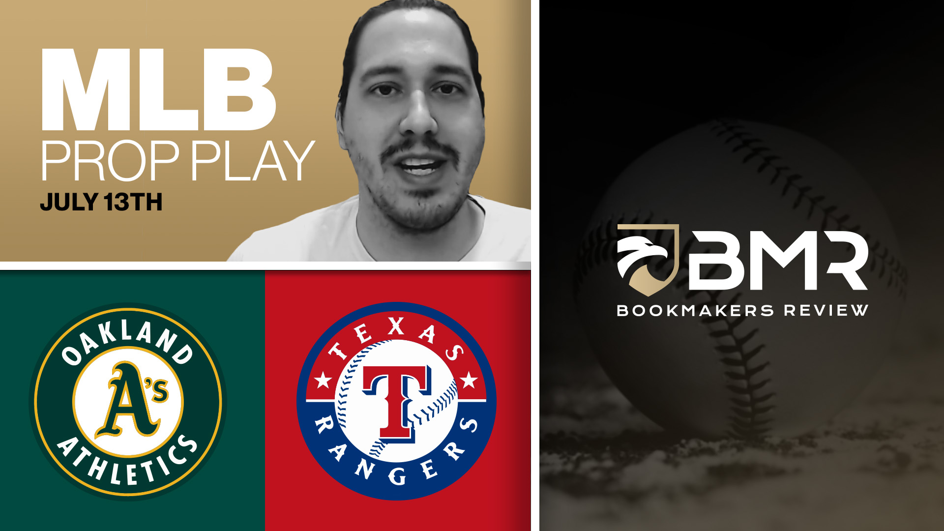 Athletics vs. Rangers | Free MLB Player Prop Pick by Jordan Sharp &#8211; July 13th
