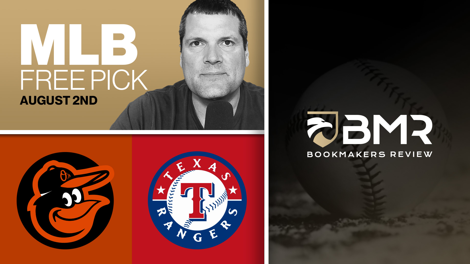 Orioles vs. Rangers Free MLB Pick by Donnie RightSide Aug. 2nd