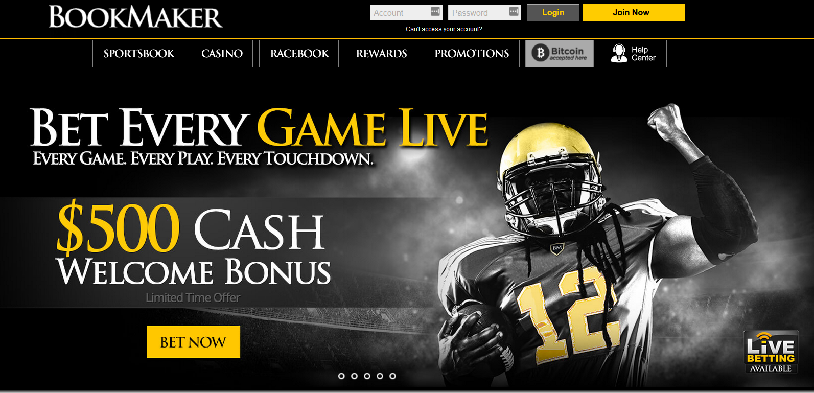 NFL Betting Hub at Bovada Sportsbook