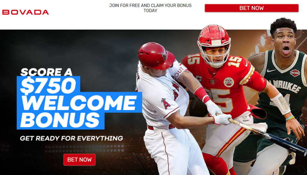 Bovada Sportsbook Homepage