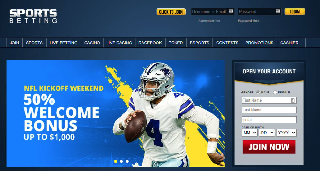 Sportsbetting Homepage