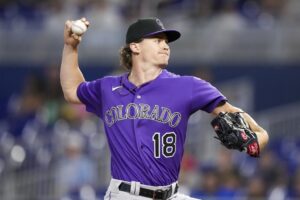 Ryan Feltner Colorado Rockies Miami Marlins