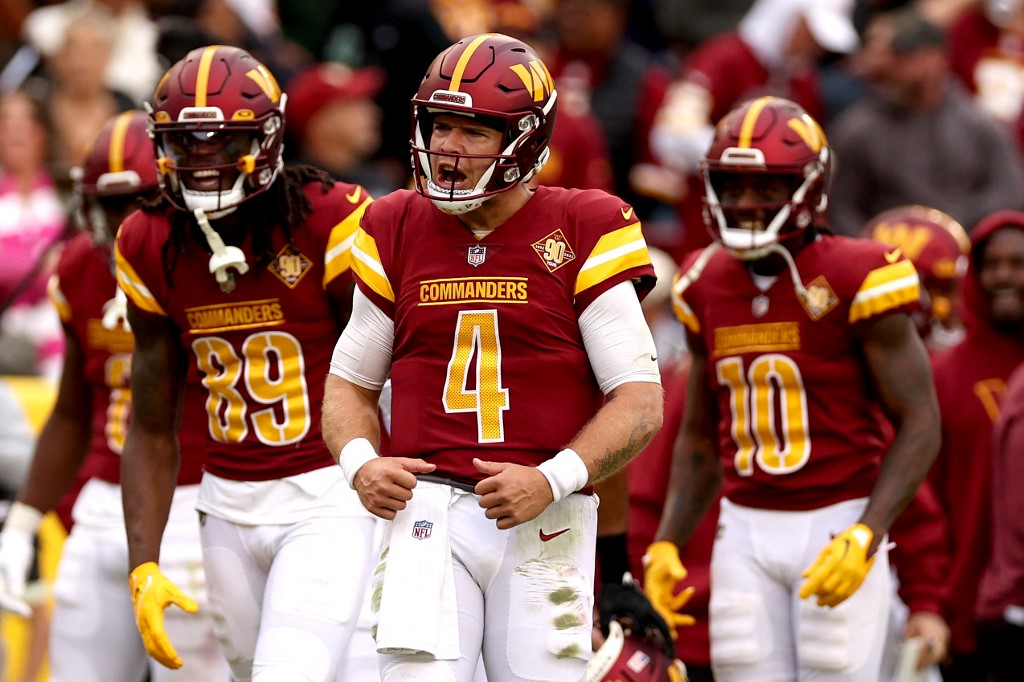 Taylor Heinicke Washington Commanders Green Bay Packers