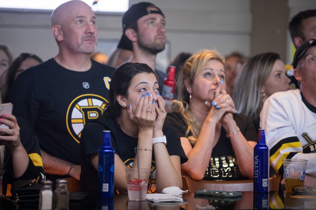 Boston Bruins NHL hockey fans