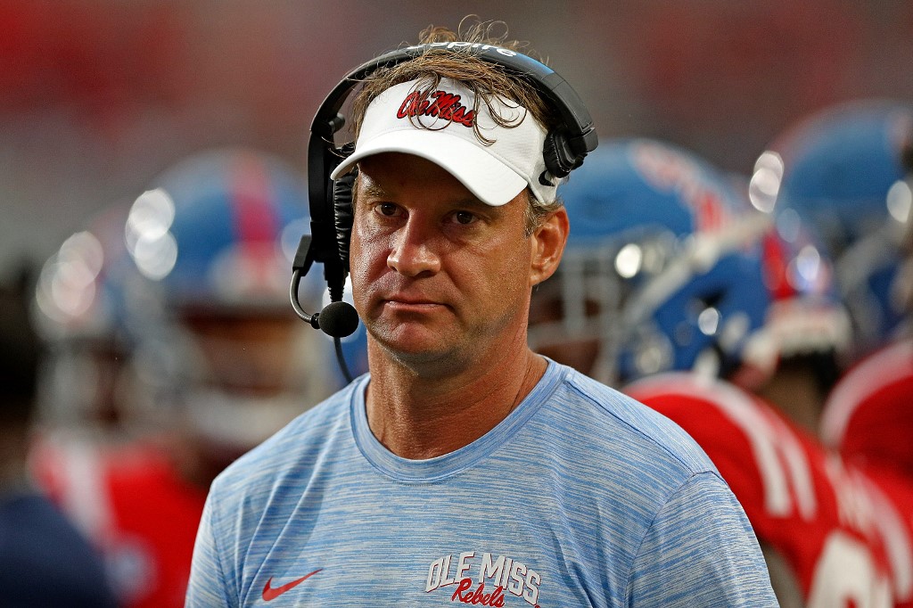 Lane Kiffin Mississippi Rebels Central Arkansas Bears