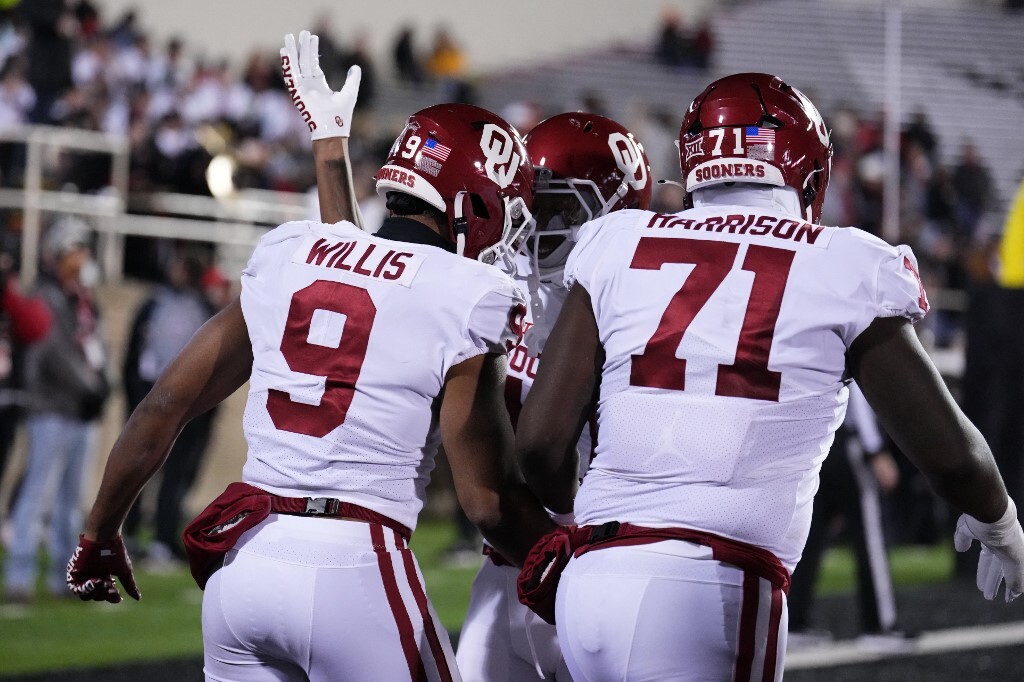 Brayden Willis Oklahoma Sooners Texas Tech Red Raiders