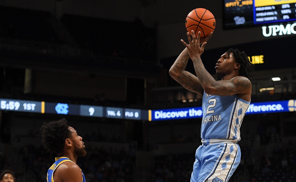 Caleb Love North Carolina Tar Heels Pittsburgh Panthers