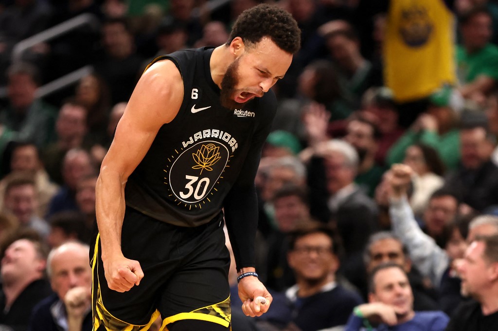 Stephen Curry Golden State Warriors Boston Celtics