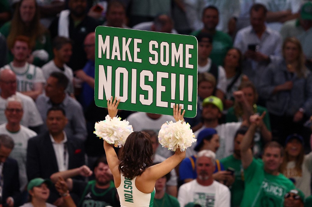 Boston Celtics cheerleader TD Garden Massachusetts
