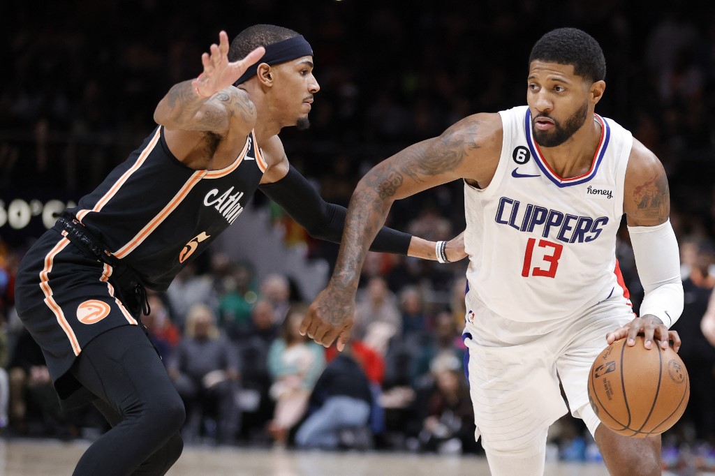 Paul George LA Clippers Atlanta Hawks