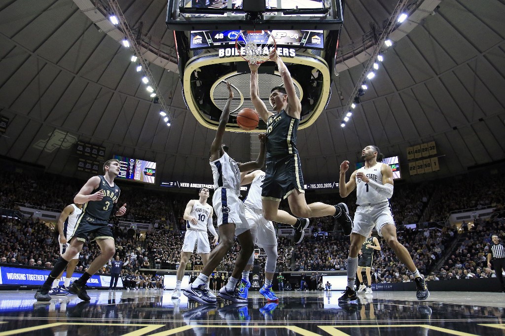 Zach Edey Purdue Boilermakers Basketball Player