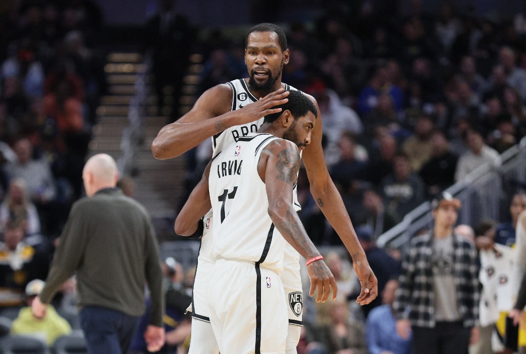 Kyrie Irving and Kevin Durant NBA Basketball Players