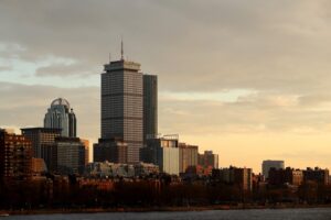 Prudential Center Boston City Skyline Massachusetts