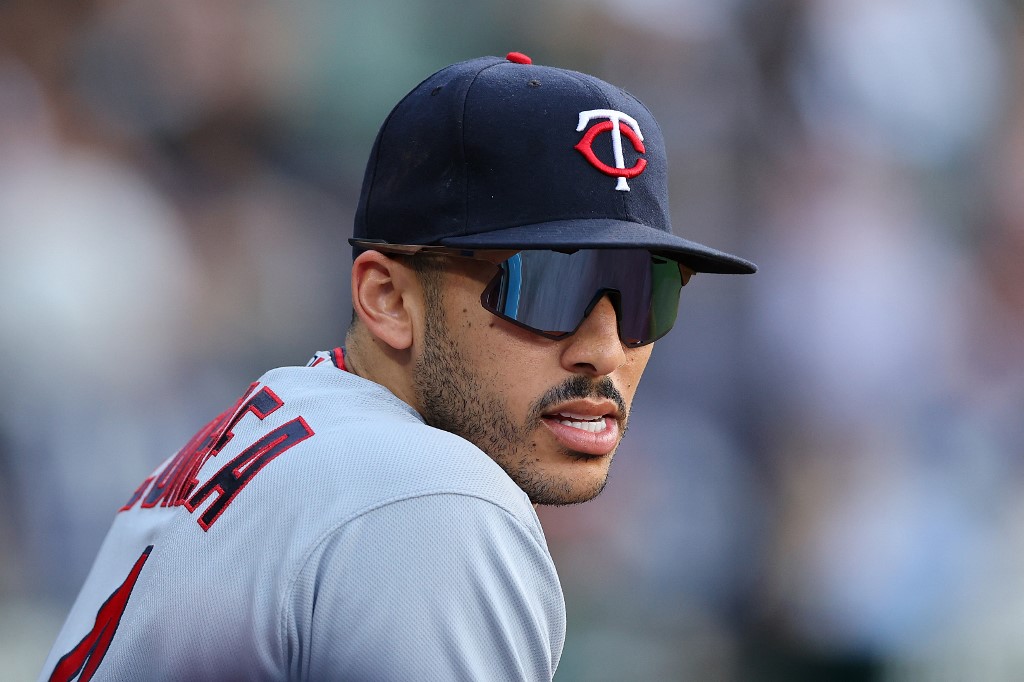 Carlos Correa #4 of the Minnesota Twins