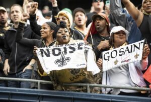 New Orleans Saints Fans Celebrate vs Seattle Seahawks
