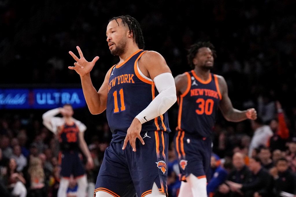 Jalen Brunson New York Knicks vs New Orleans Pelicans