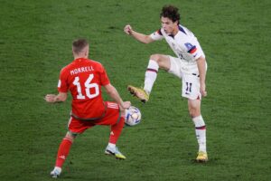 Wales Joe Morrell Brenden Aaronson USA