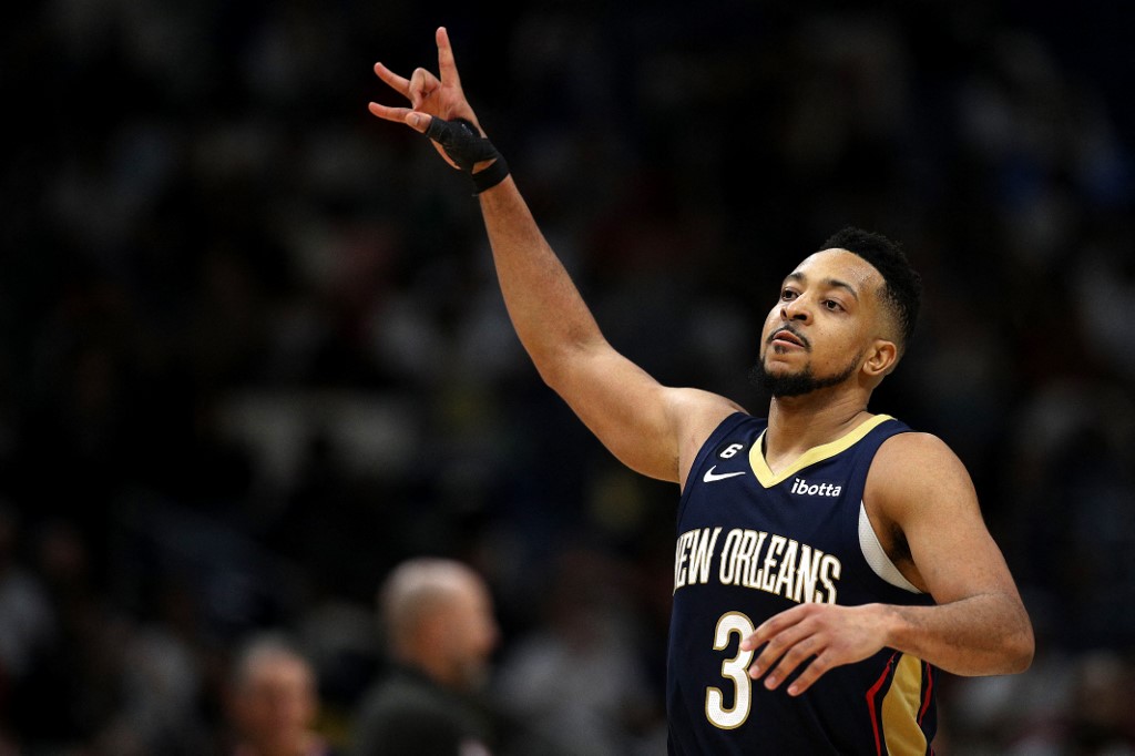 CJ McCollum New Orleans Pelicans Dallas Mavericks
