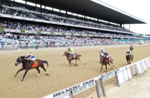 The 133rd running of the Brooklyn Stakes at Belmont Park in Elmont, New York.