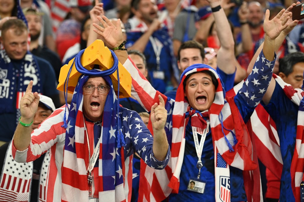 Supporters USA Qatar 2022 World Cup Iran