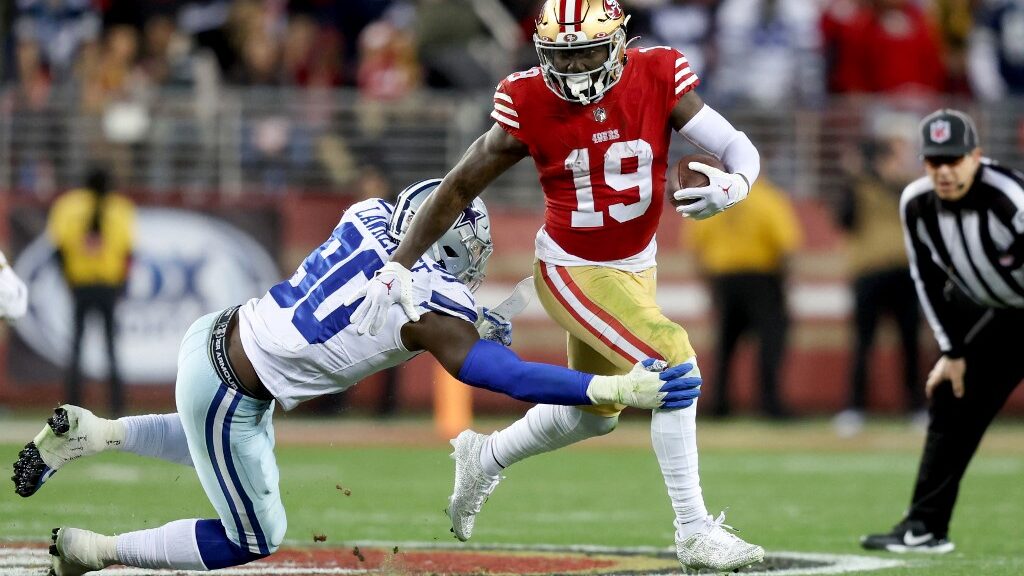 Deebo-Samuel-19-of-the-San-Francisco-49ers-carries-the-ball-against-the-San-Francisco-49ers-during-the-second-half-in-the-NFC-Divisional-Playoff-game-at-Levis-Stadium-on-January-22-2023-aspect-ratio-16-9