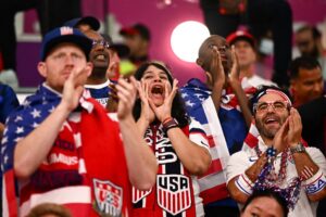 USA Soccer Team Supporters Qatar World Cup