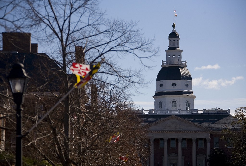 Maryland State Capitol Building Flag Annapolis