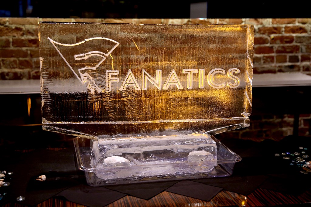 View Signage Fanatics Super Bowl Party