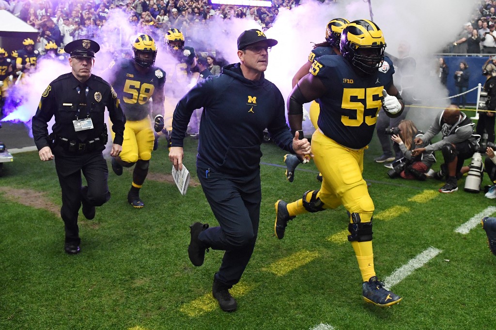 Jim Harbaugh Michigan 2023 Fiesta Bowl