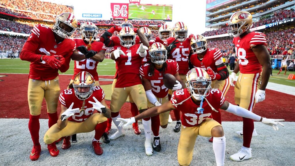 Fred-Warner-54-of-the-San-Francisco-49ers-celebrates-with-teammates-after-an-interception-against-the-Dallas-Cowboys-aspect-ratio-16-9