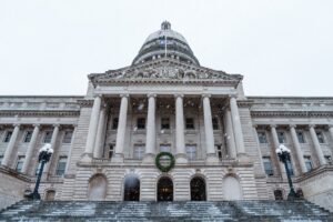 General View Capitol Building Frankfort Kentucky