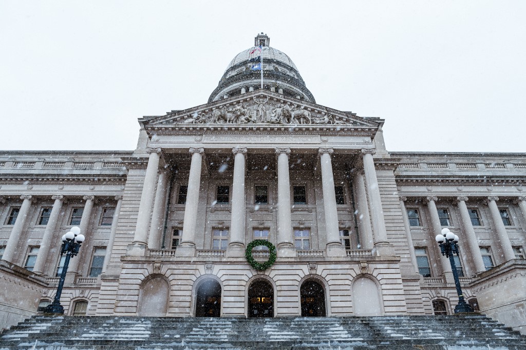 General View Capitol Building Frankfort Kentucky