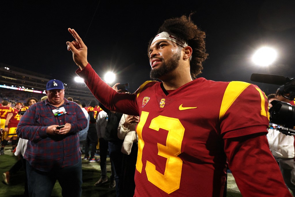 Caleb Williams USC Trojans NCAAF quarterback