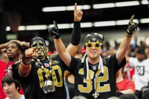 New Orleans Saints Fans Celebrate