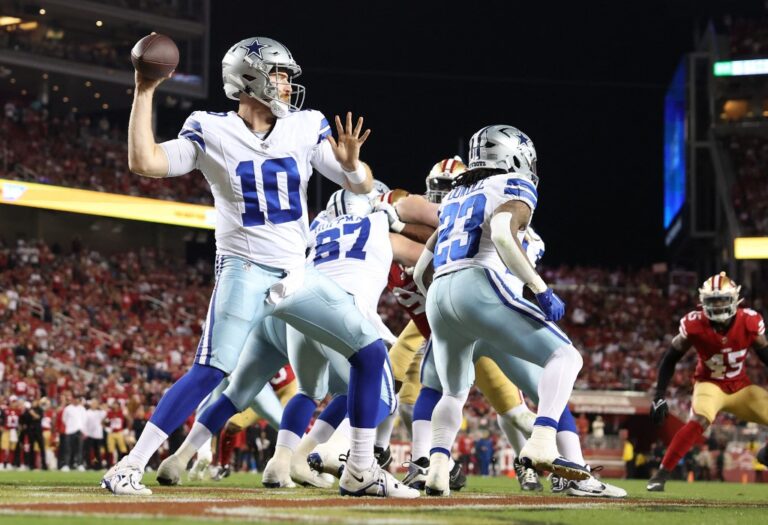 Cooper Rush Dallas Cowboys San Francisco 49Ers