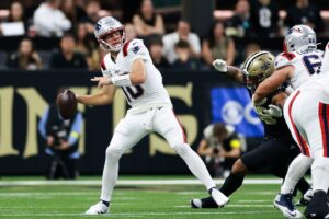 Drake Maye New England Patriots v New Orleans Saints - NFL 2025