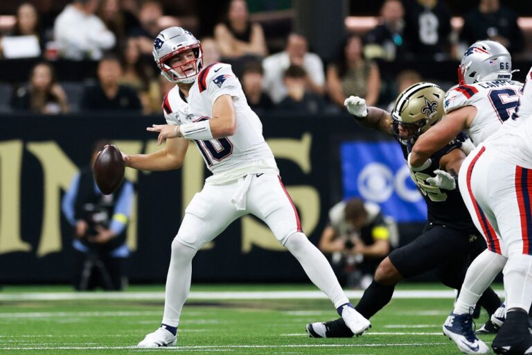 Drake Maye New England Patriots v New Orleans Saints - NFL 2025